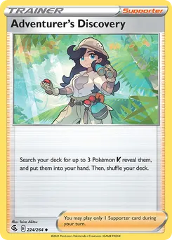Adventurer's Discovery #224, Reverse Foil
