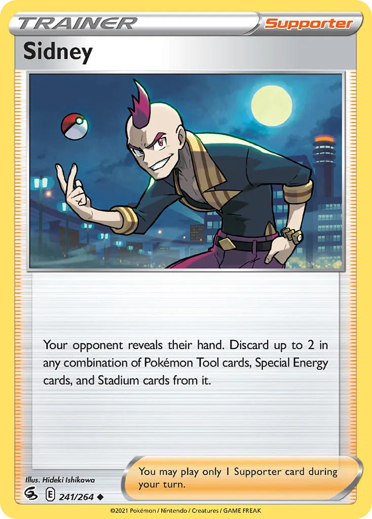 Sidney #241, Fusion Strike Reverse Foil