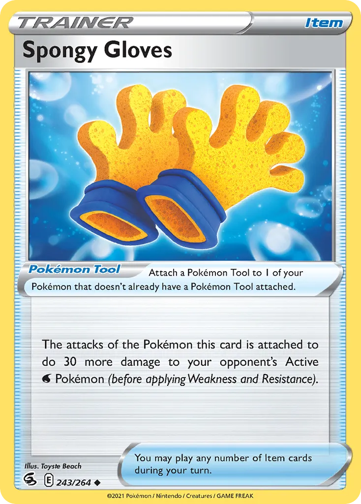 Spongy Gloves #243, Fusion Strike Reverse Foil