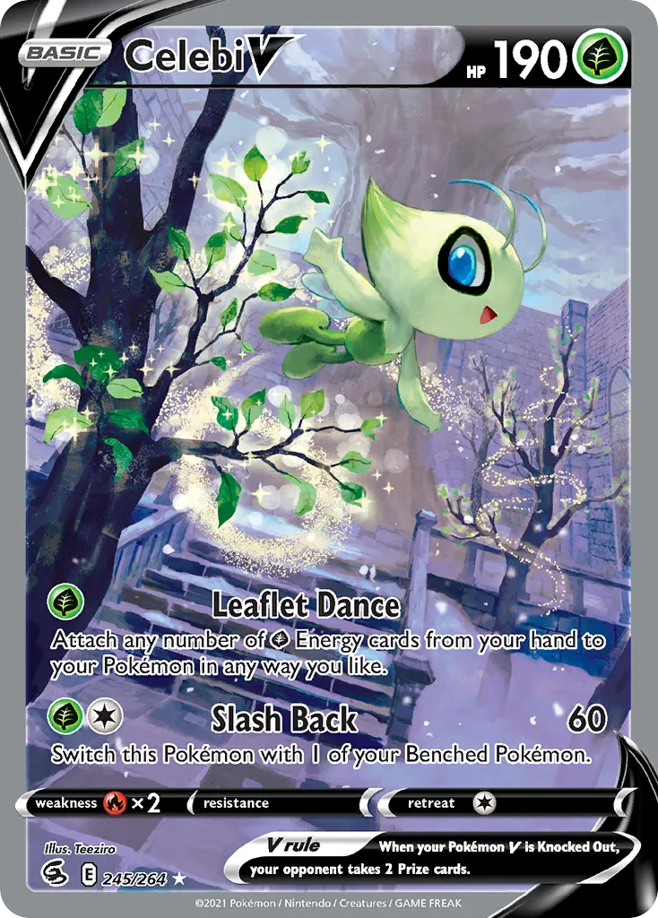Celebi V #245, Fusion Strike Inverted Back Error