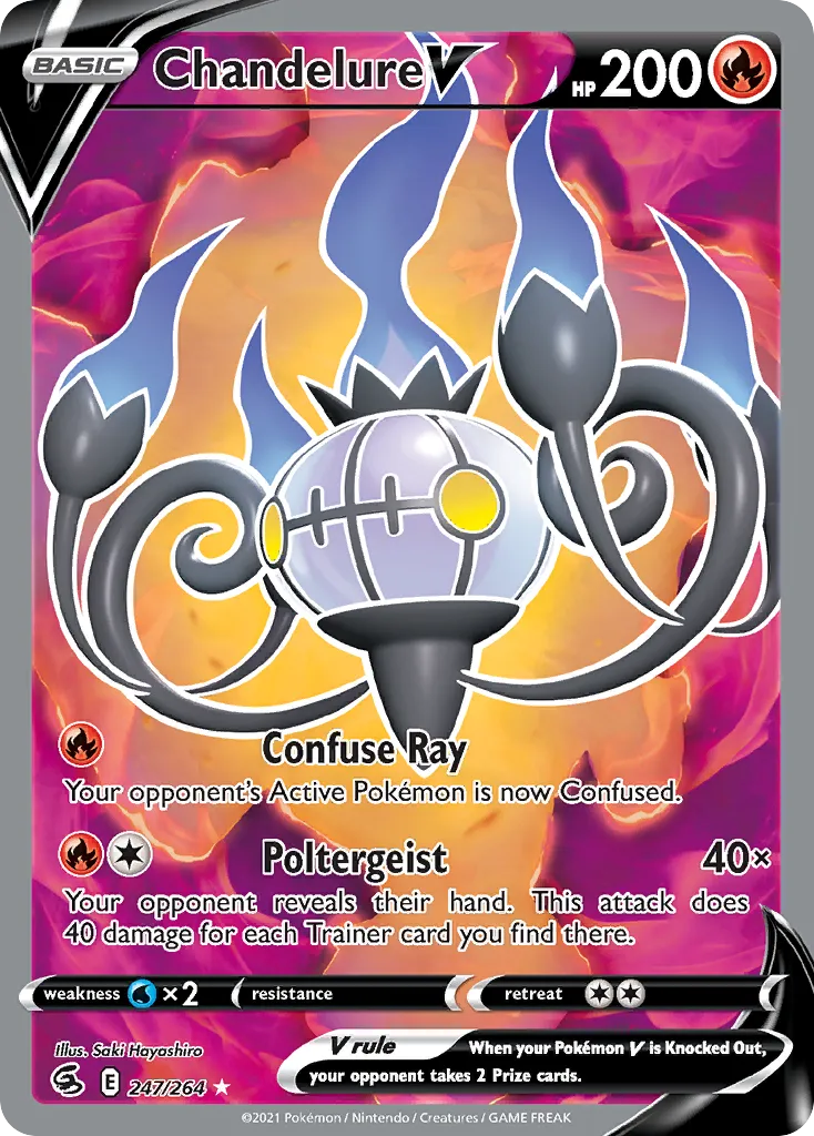 Chandelure V #247, Fusion Strike