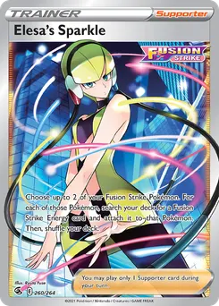 Elesa's Sparkle #260, Inverted Back