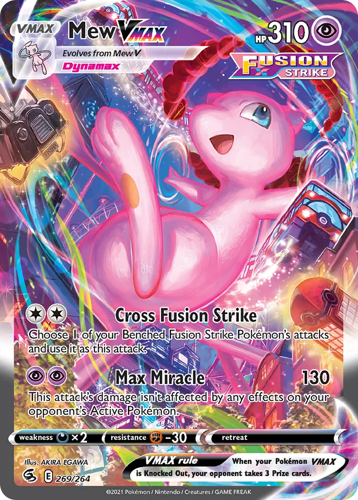 Mew VMAX #269, Fusion Strike Secret
