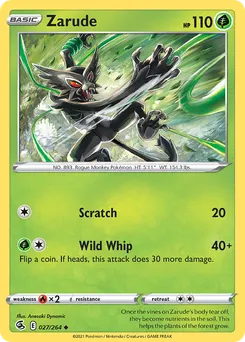 Zarude #27, Reverse Foil