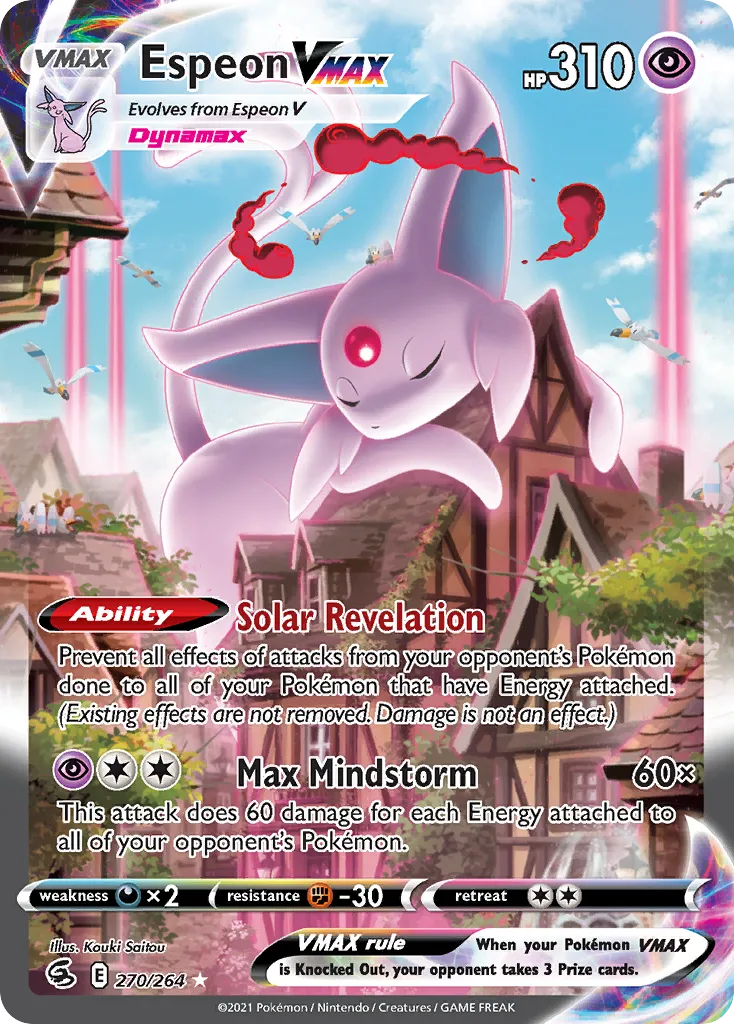Espeon VMAX #270, Fusion Strike Secret