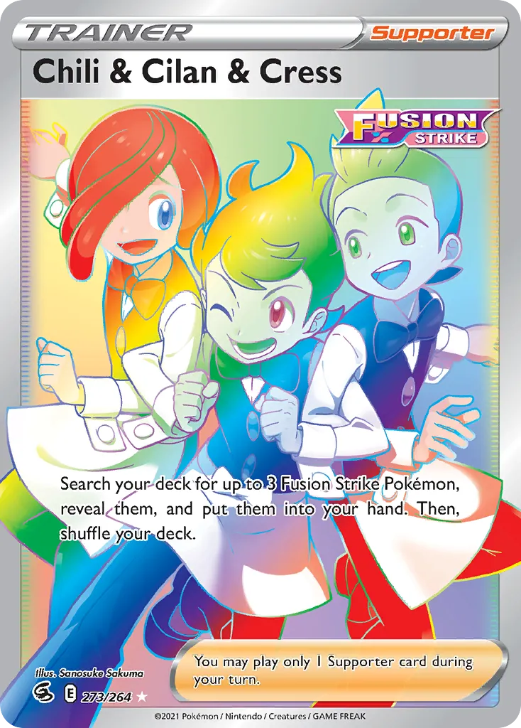 Chili & Cilan & Cress #273, Fusion Strike Secret
