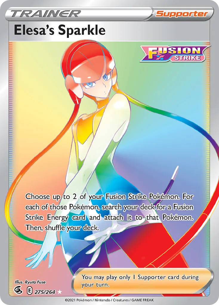 Elesa's Sparkle #275, Fusion Strike Secret