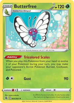Butterfree #3, Reverse Foil