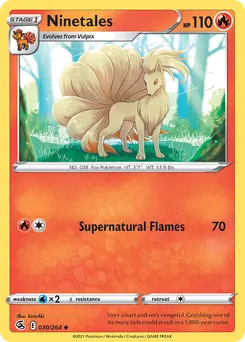 Ninetales #30, Reverse Foil
