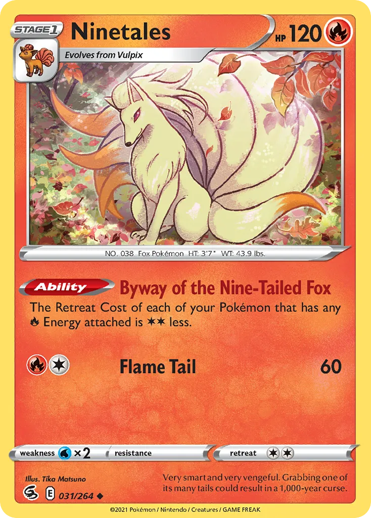 Ninetales #31, Fusion Strike