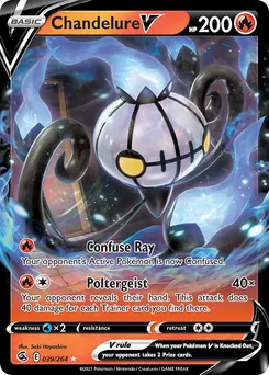 Chandelure V #39, Standard
