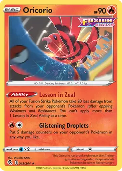 Oricorio #42, Reverse Foil