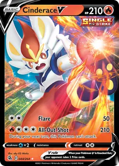 Cinderace V #44, Standard