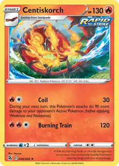 Centiskorch #48, Reverse Foil