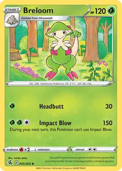 Breloom #5, Reverse Foil