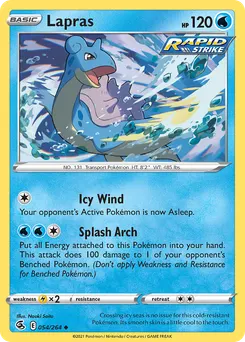 Lapras #54, Reverse Foil