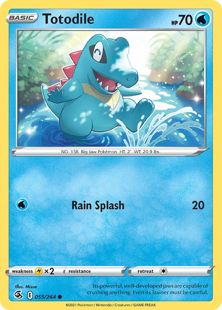 Totodile #55, Fusion Strike