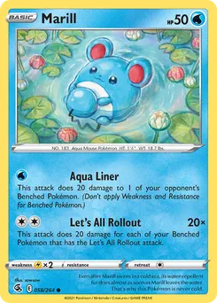 Marill #58, Reverse Foil