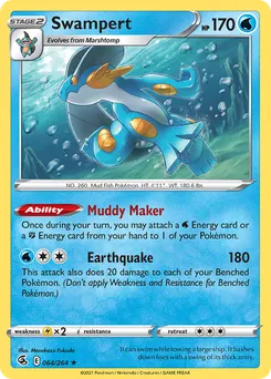 Swampert #64, Reverse Foil