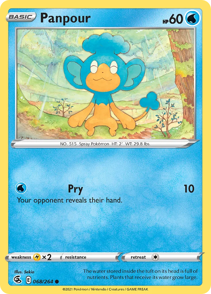 Panpour #68, Fusion Strike Reverse Foil