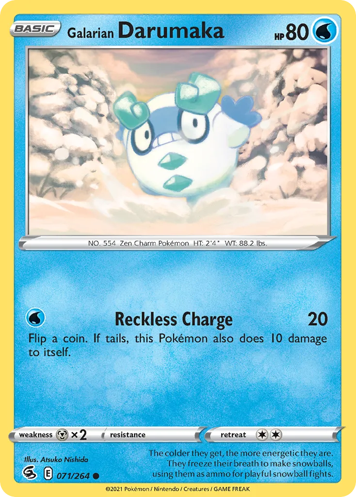 Galarian Darumaka #71, Fusion Strike