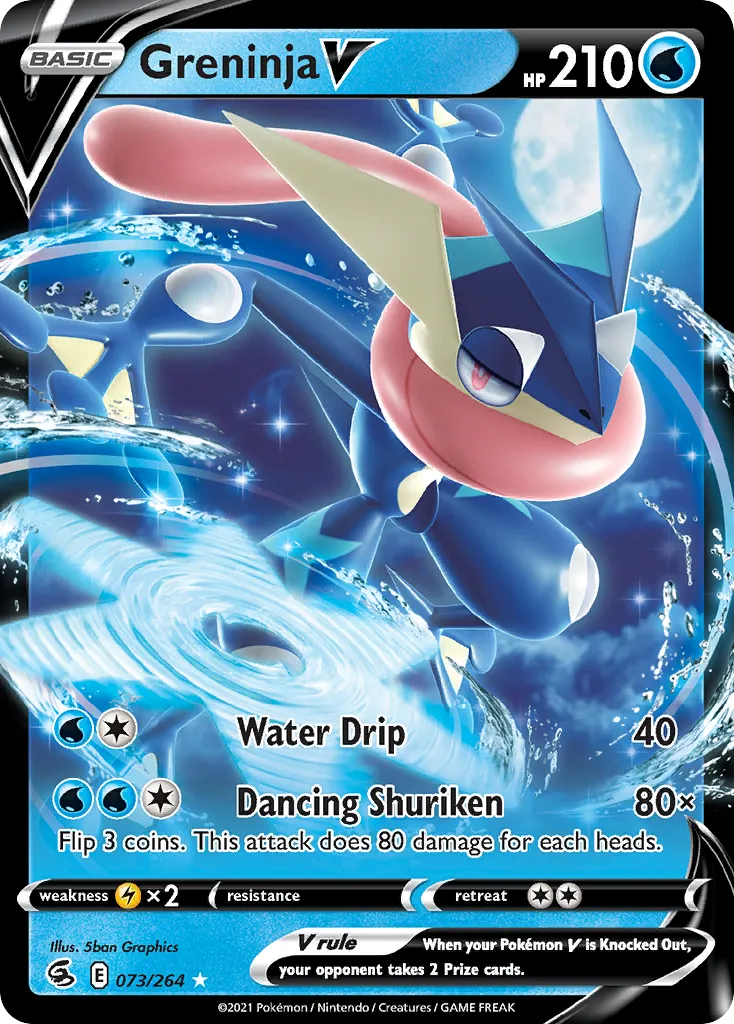 Greninja V #73, Fusion Strike