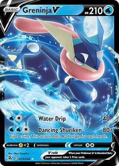 Greninja V #73, Standard