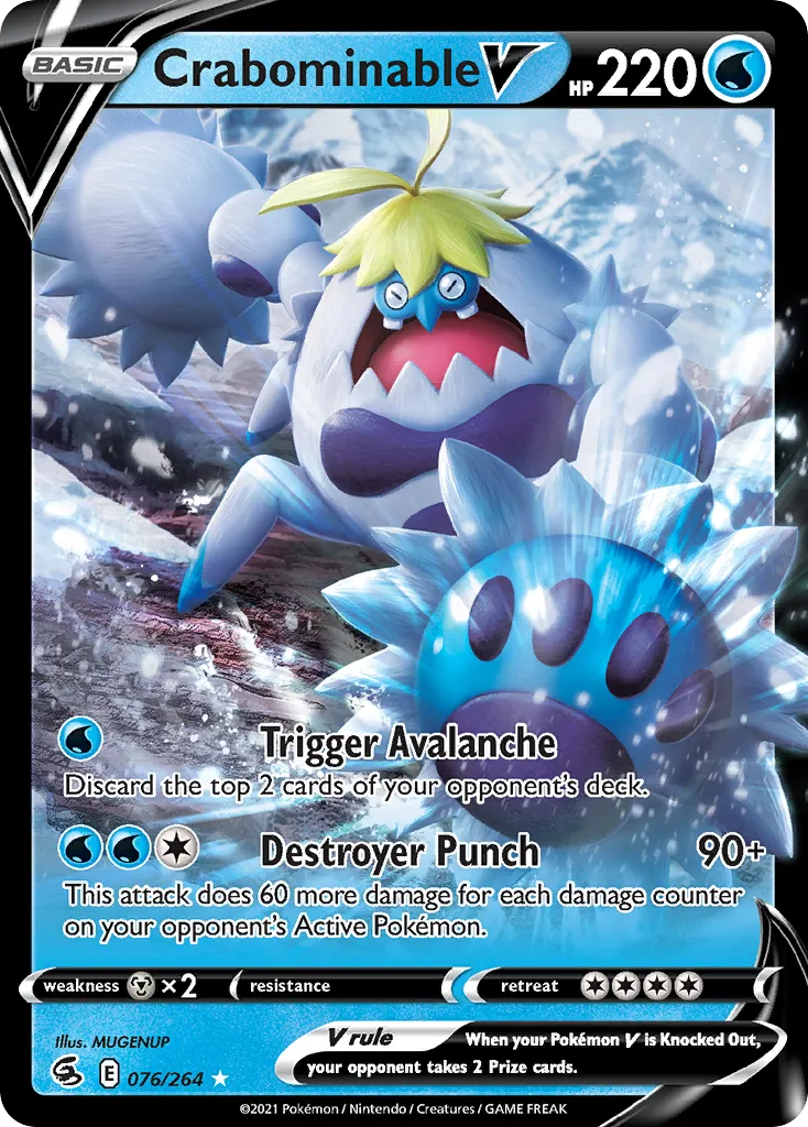 Crabominable V #76, Fusion Strike