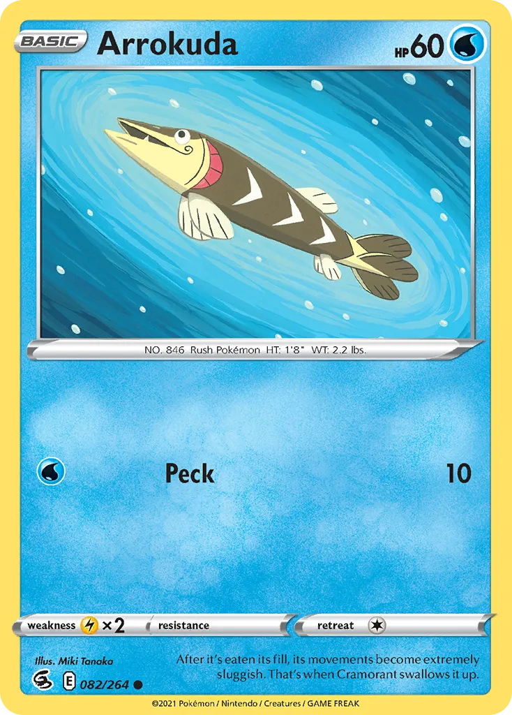 Arrokuda #82, Fusion Strike Reverse Foil