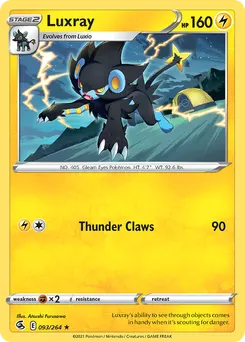Luxray #93, Reverse Foil