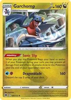 Garchomp #109, Reverse Foil
