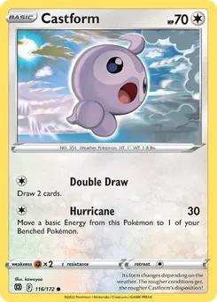 Castform #116, Reverse Foil