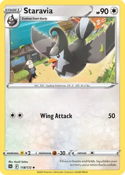 Staravia #118, Reverse Foil