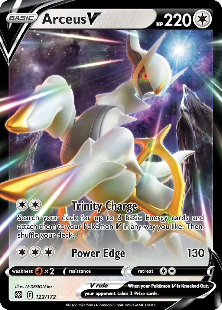 Arceus V #122, Brilliant Stars