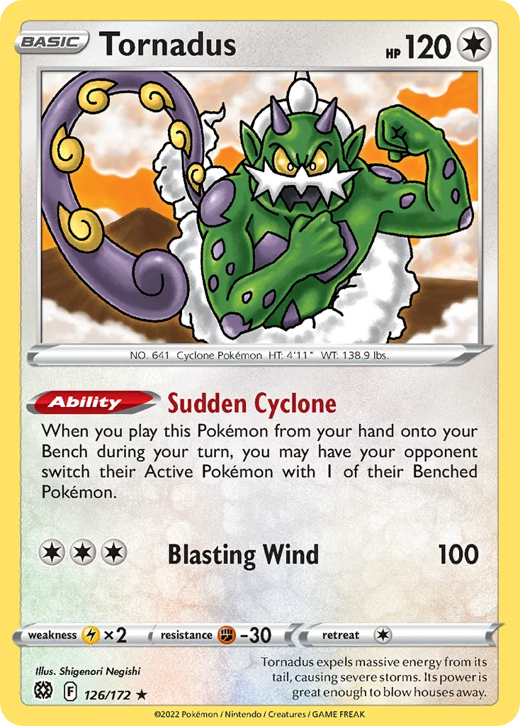 Tornadus #126, Brilliant Stars