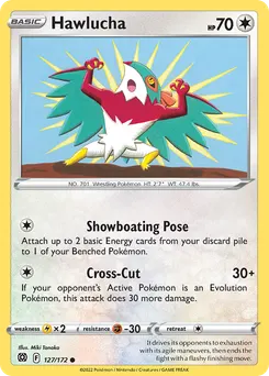 Hawlucha #127, Reverse Foil