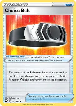 Choice Belt #135, Reverse Foil