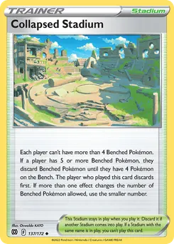 Collapsed Stadium #137, Reverse Foil