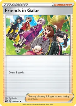 Friends in Galar #140, Reverse Foil