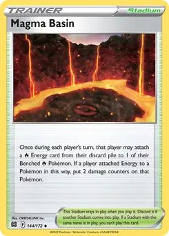 Magma Basin #144, Reverse Foil