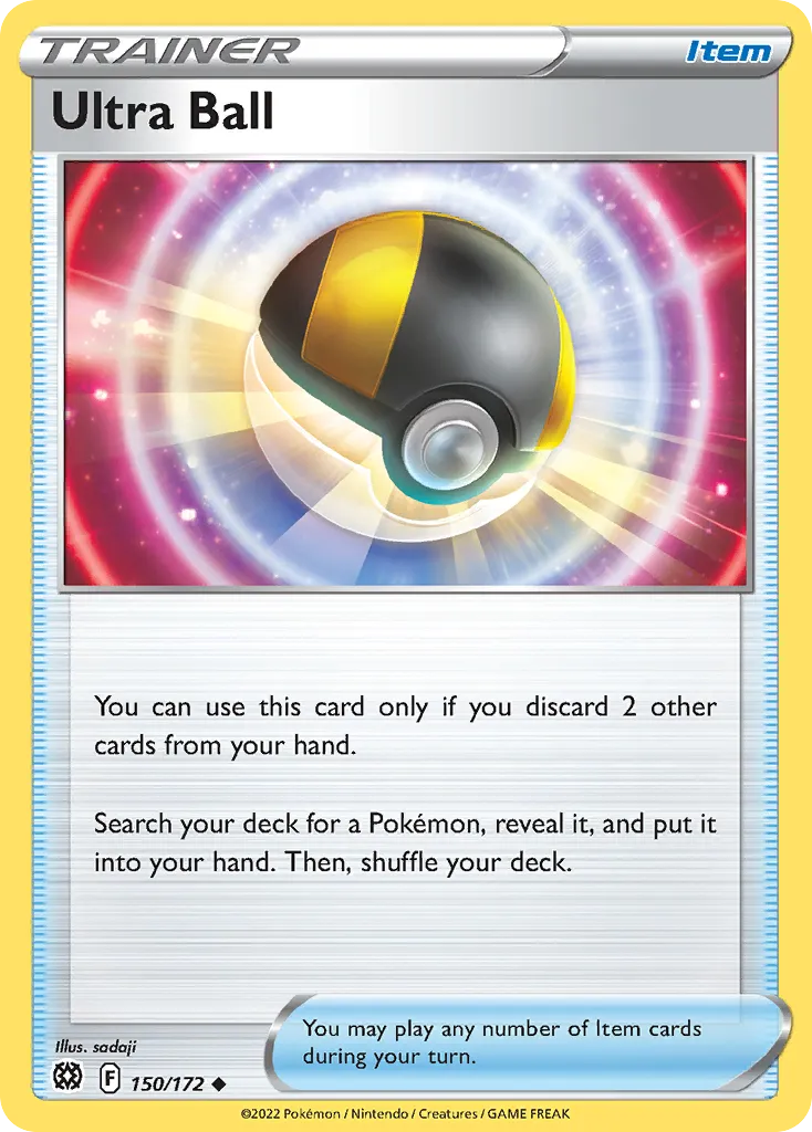 Ultra Ball #150, Brilliant Stars Reverse Foil