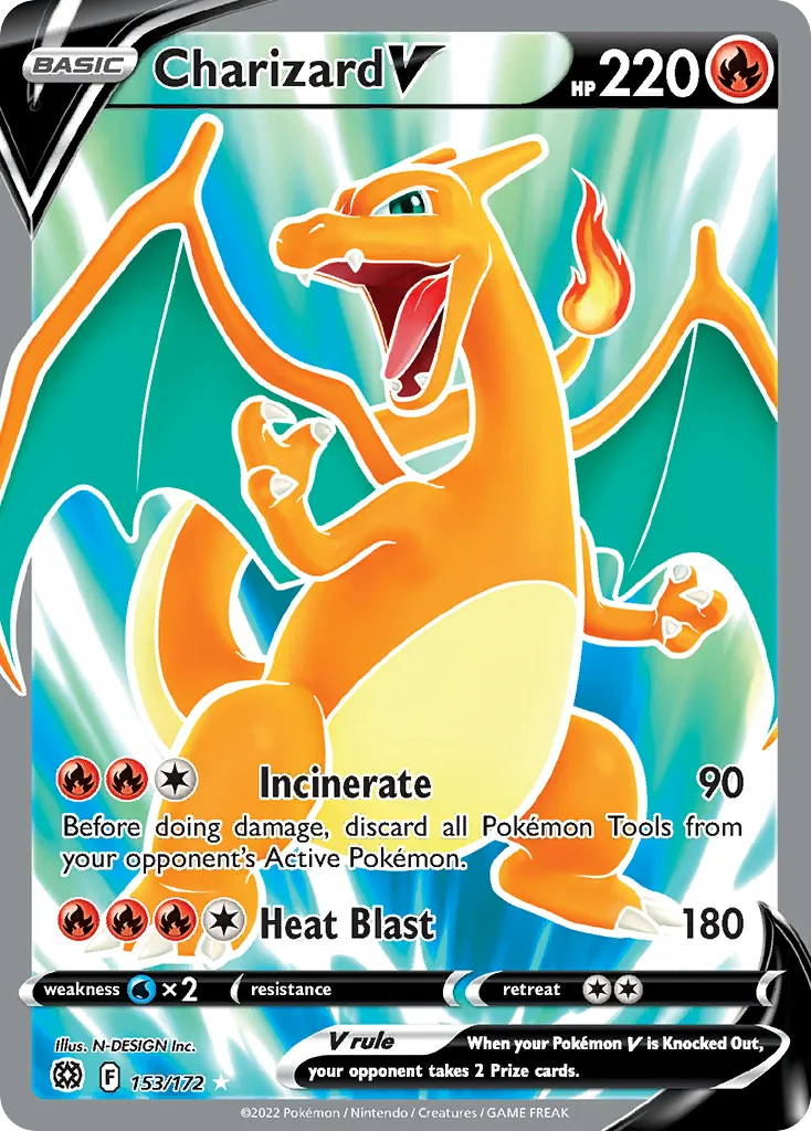Charizard V #153, Brilliant Stars