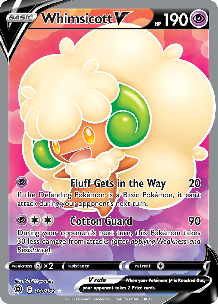 Whimsicott V #160, Brilliant Stars