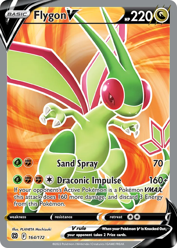 Flygon V #164, Brilliant Stars