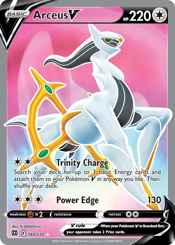Arceus V #165, Brilliant Stars