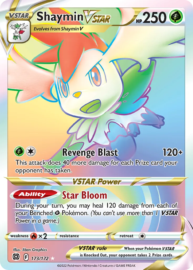 Shaymin VSTAR #173, Brilliant Stars Secret