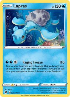 Lapras #31, Reverse Foil