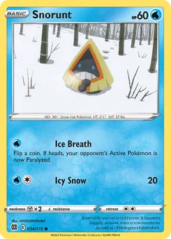 Snorunt #34, Reverse Foil