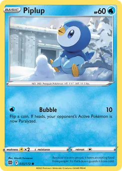 Piplup #35, Reverse Foil