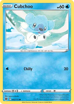 Cubchoo #42, Reverse Foil